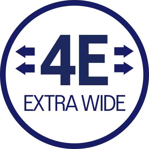 4E WIDE fit badge